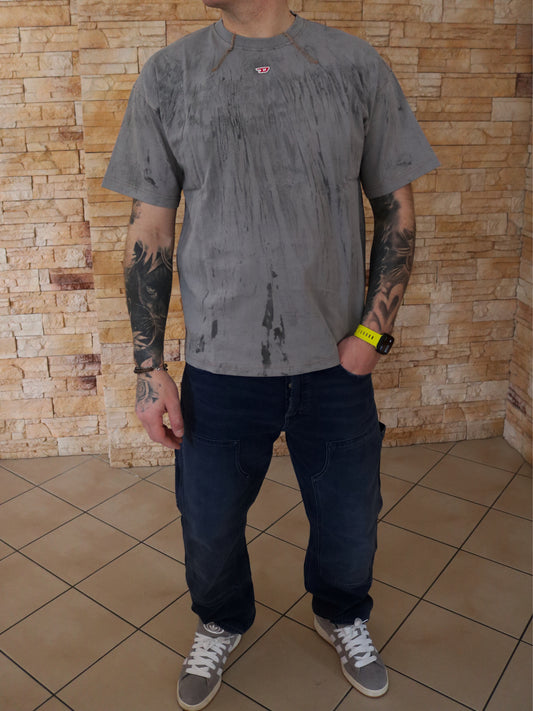 DIESEL - T-Shirt 0wgas Grey