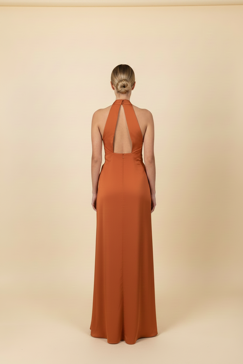 Schiena - modella bionda chignon